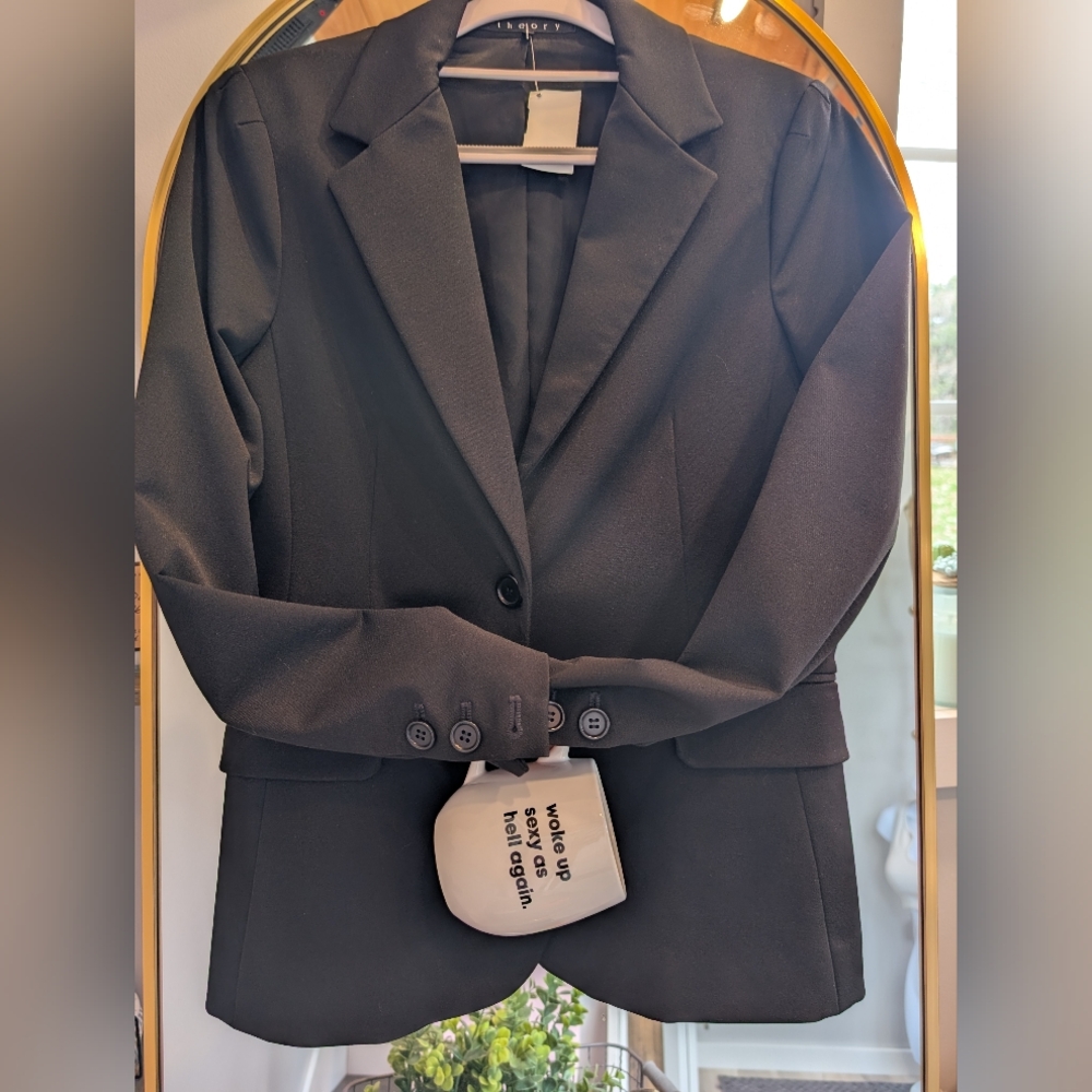 🖤 It's Giving Carolyn ~ Theory Blazer Suit Jacket (like new) - Picture 6 of 16